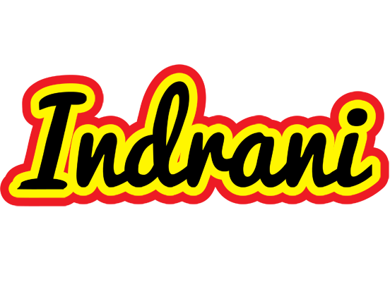 Indrani flaming logo