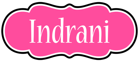 Indrani invitation logo