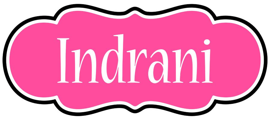 Indrani invitation logo