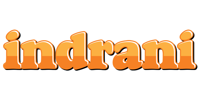 Indrani orange logo