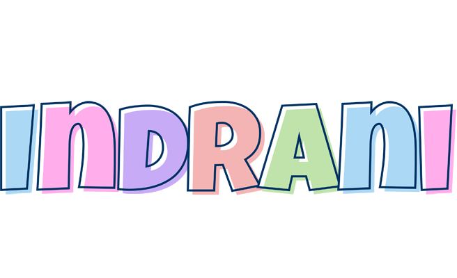 Indrani pastel logo
