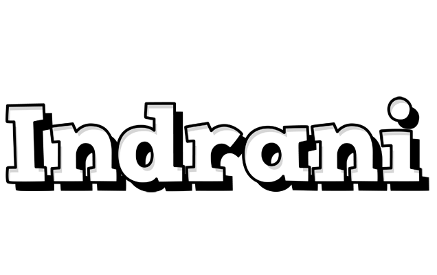 Indrani snowing logo