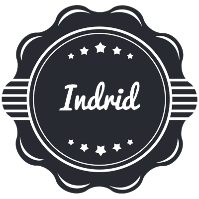 Indrid badge logo