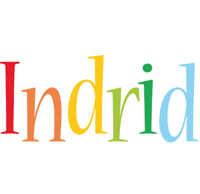 Indrid birthday logo