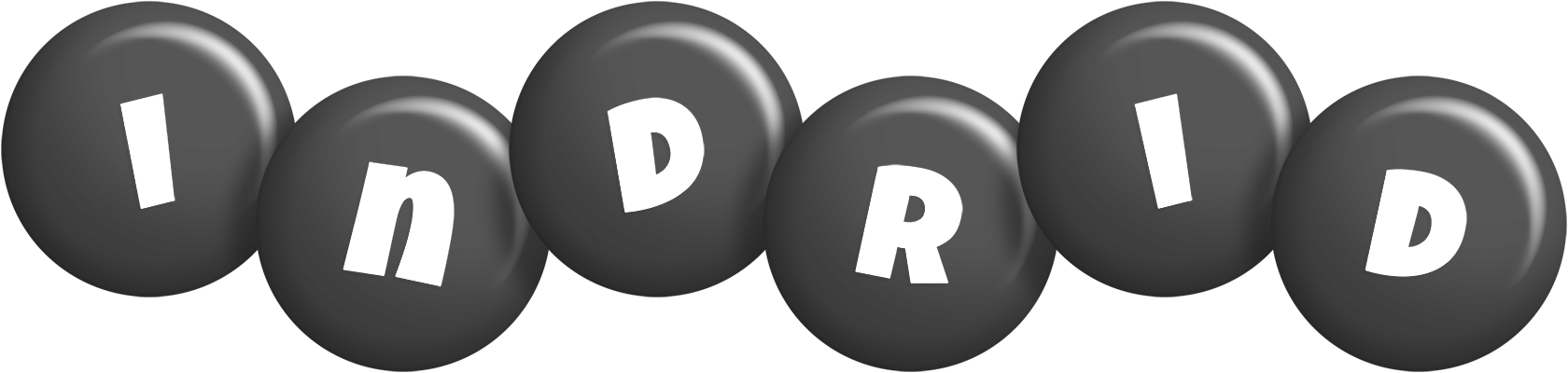 Indrid candy-black logo