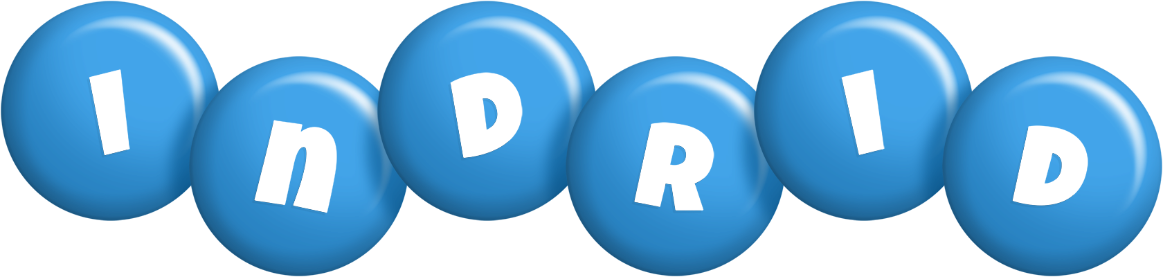 Indrid candy-blue logo