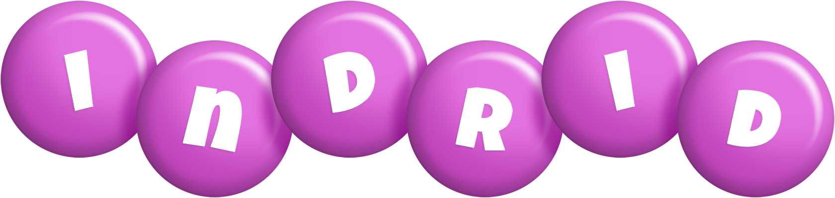 Indrid candy-purple logo