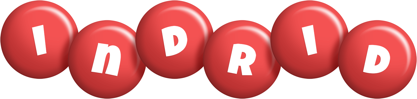Indrid candy-red logo
