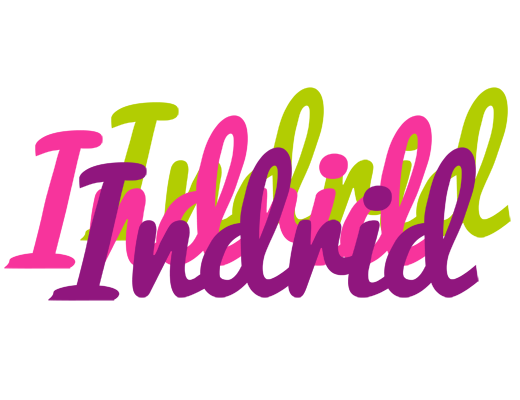 Indrid flowers logo