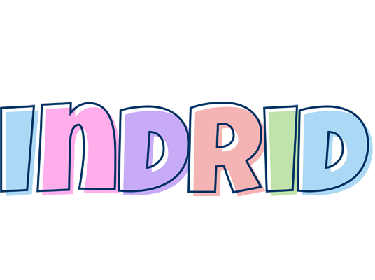 Indrid pastel logo