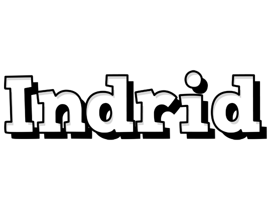 Indrid snowing logo