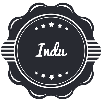 Indu badge logo