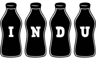 Indu bottle logo