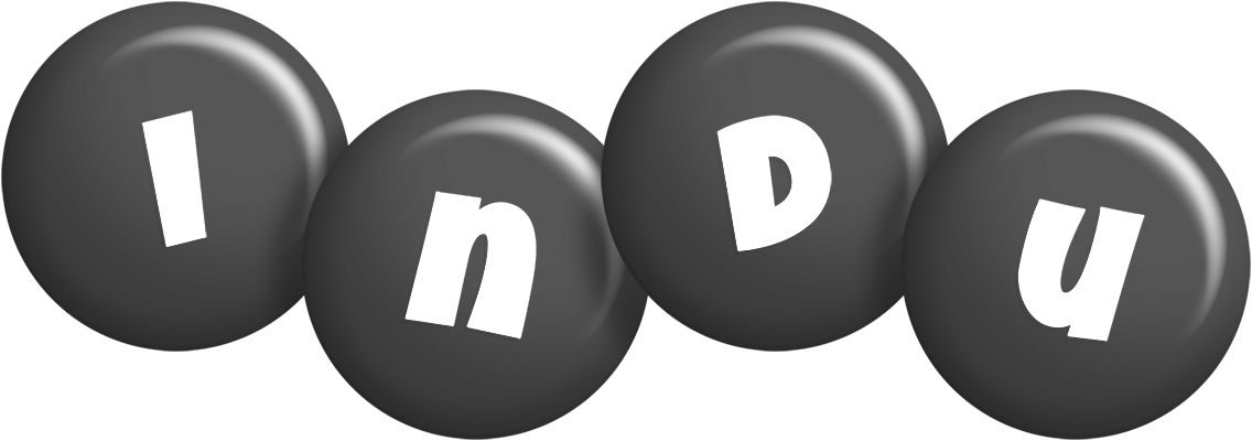 Indu candy-black logo