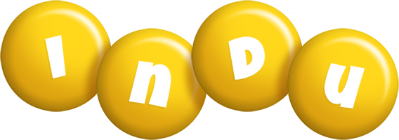 Indu candy-yellow logo