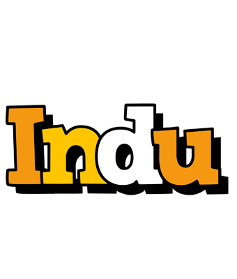 Indu cartoon logo