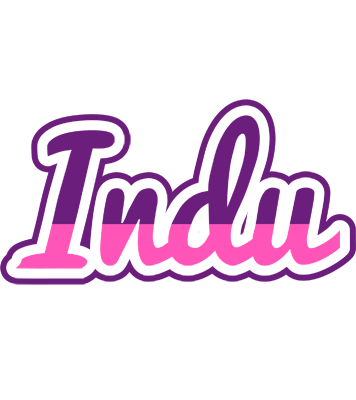 Indu cheerful logo
