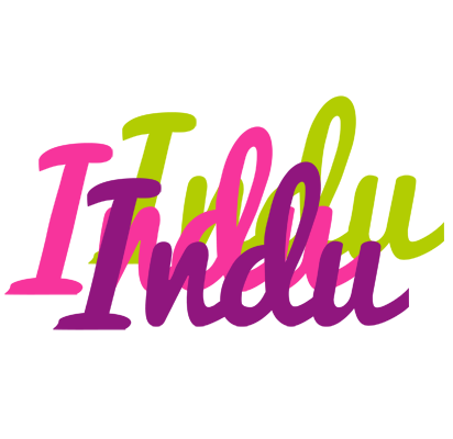 Indu flowers logo