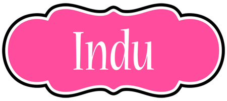 Indu invitation logo