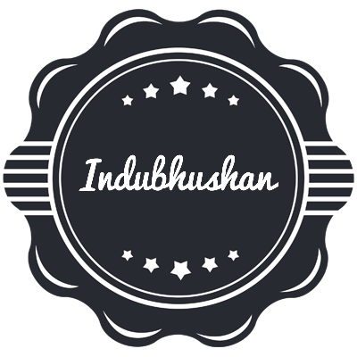 Indubhushan badge logo