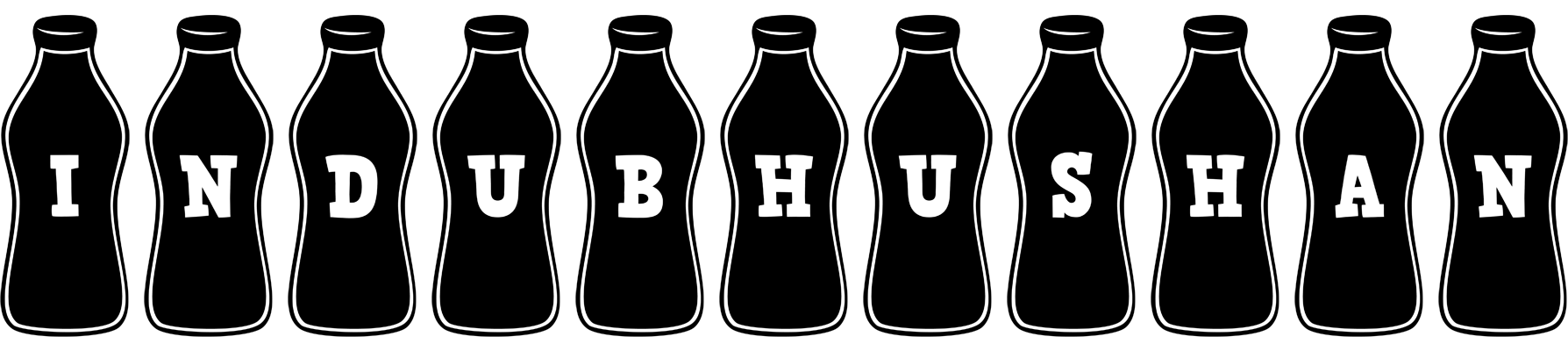 Indubhushan bottle logo