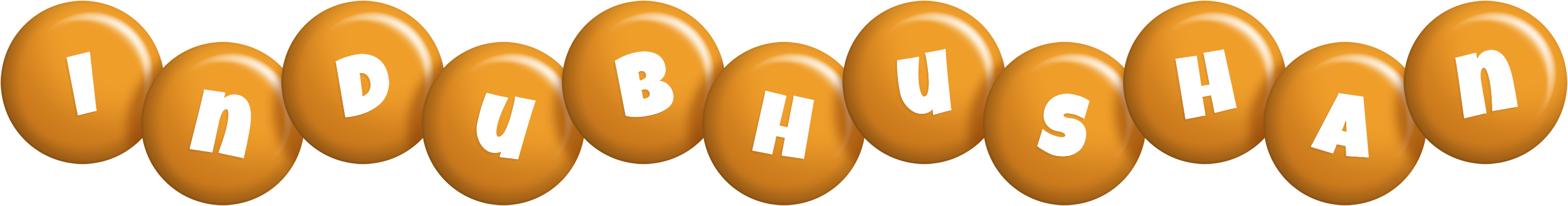Indubhushan candy-orange logo