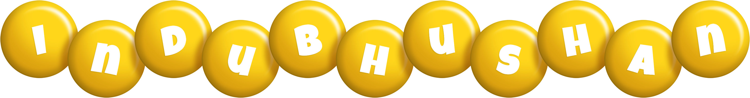 Indubhushan candy-yellow logo