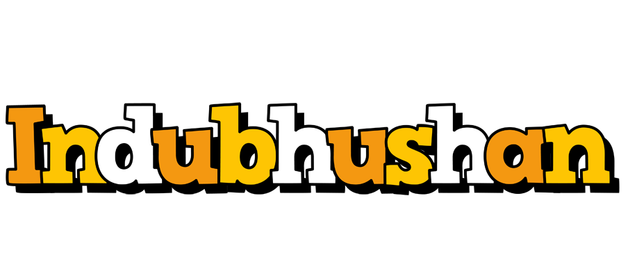 Indubhushan cartoon logo