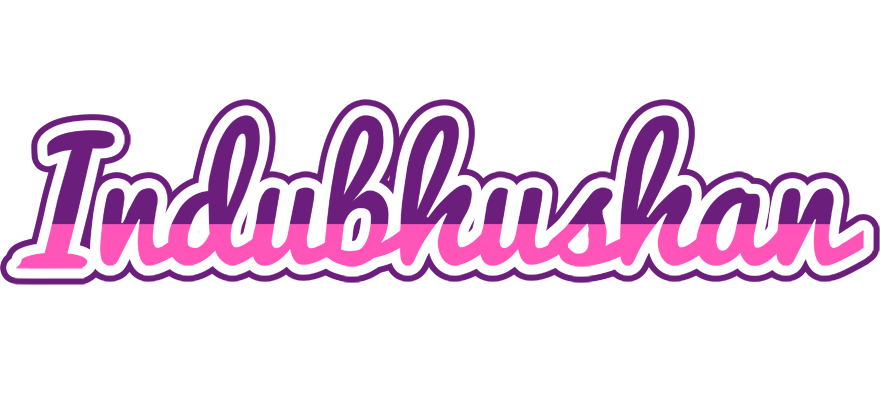 Indubhushan cheerful logo