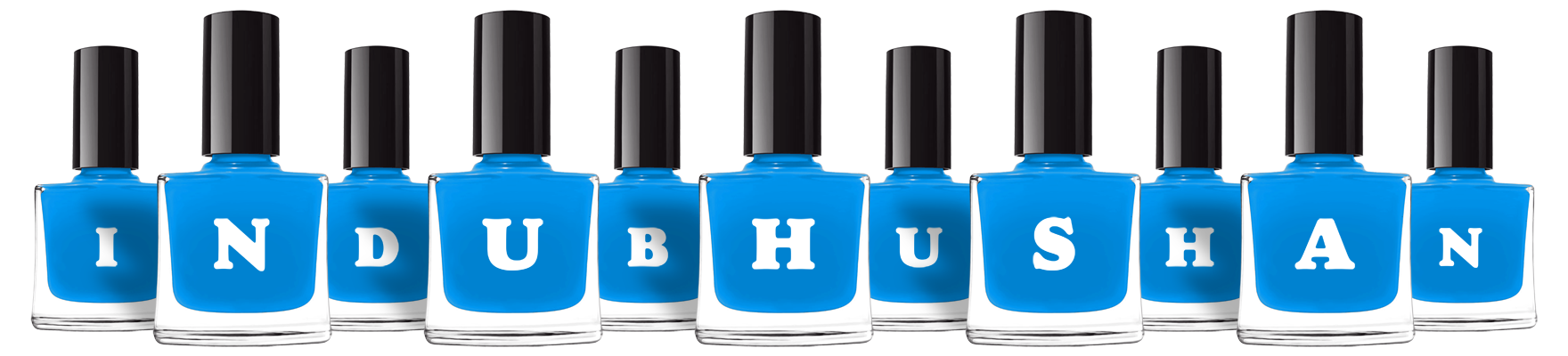 Indubhushan glossy logo