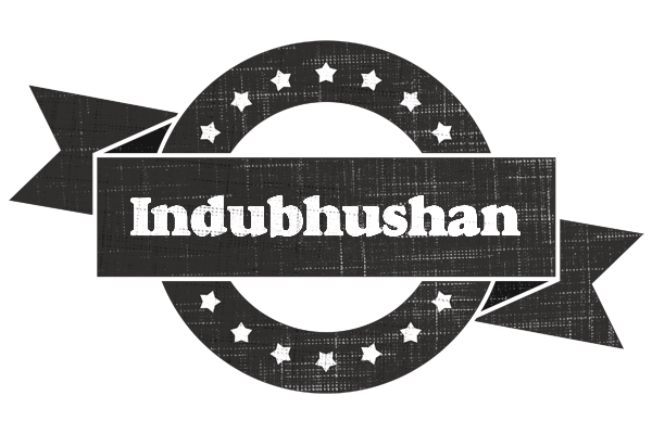 Indubhushan grunge logo