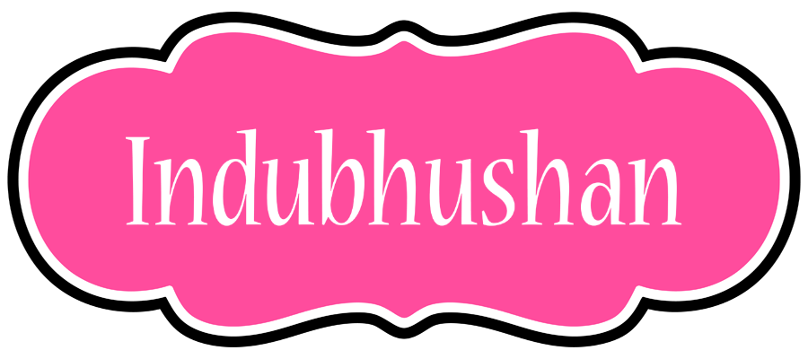 Indubhushan invitation logo