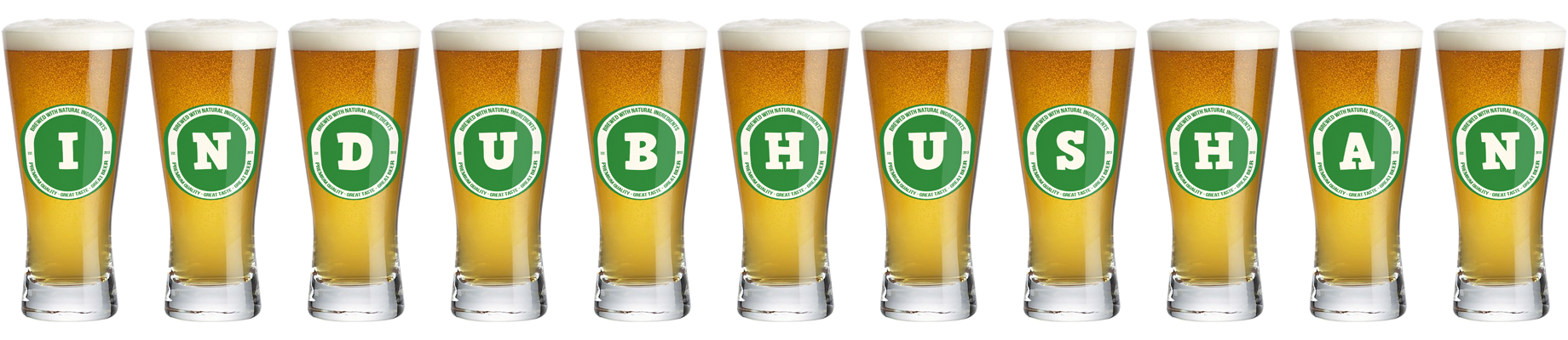 Indubhushan lager logo