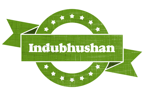 Indubhushan natural logo