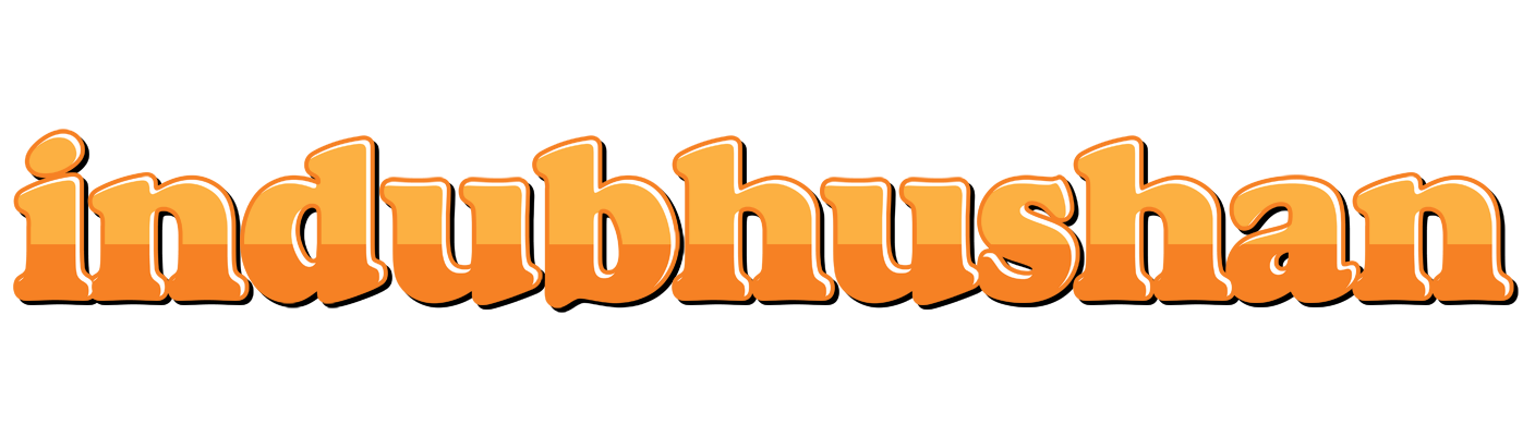 Indubhushan orange logo