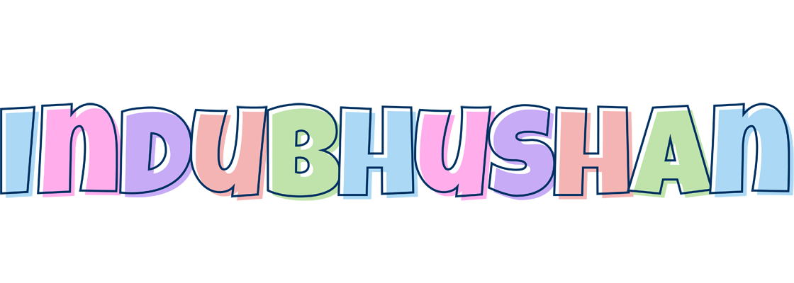 Indubhushan pastel logo