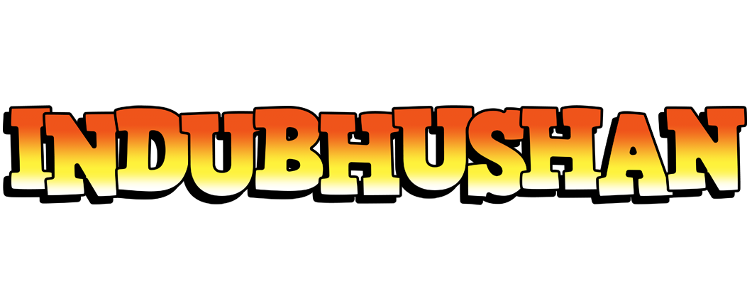 Indubhushan sunset logo