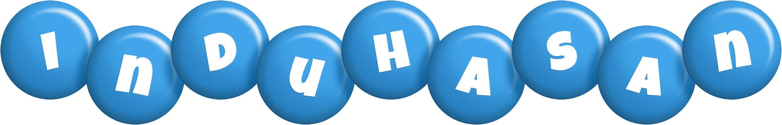 Induhasan candy-blue logo