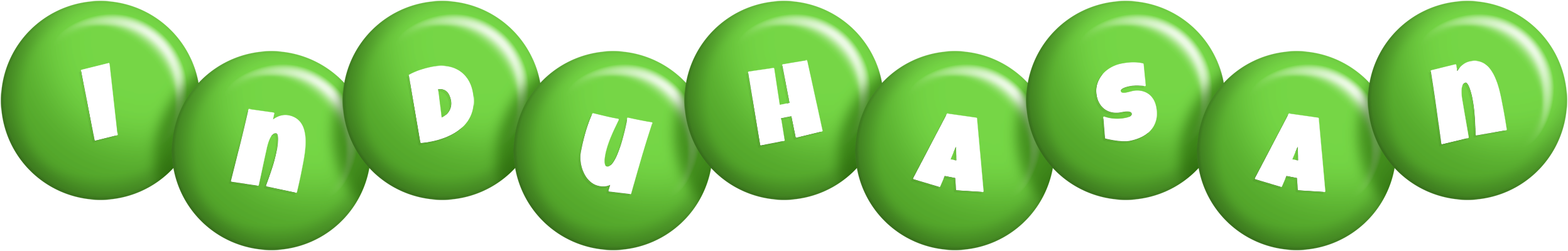 Induhasan candy-green logo