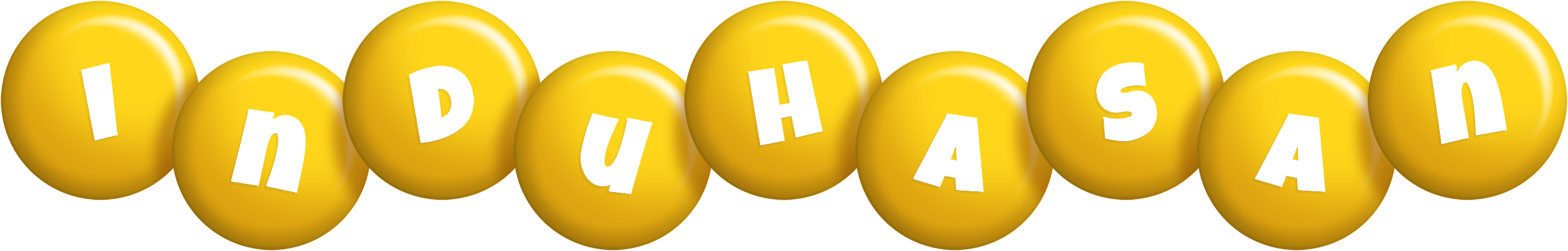 Induhasan candy-yellow logo