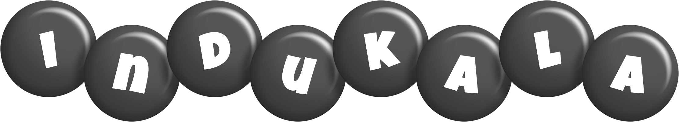 Indukala candy-black logo