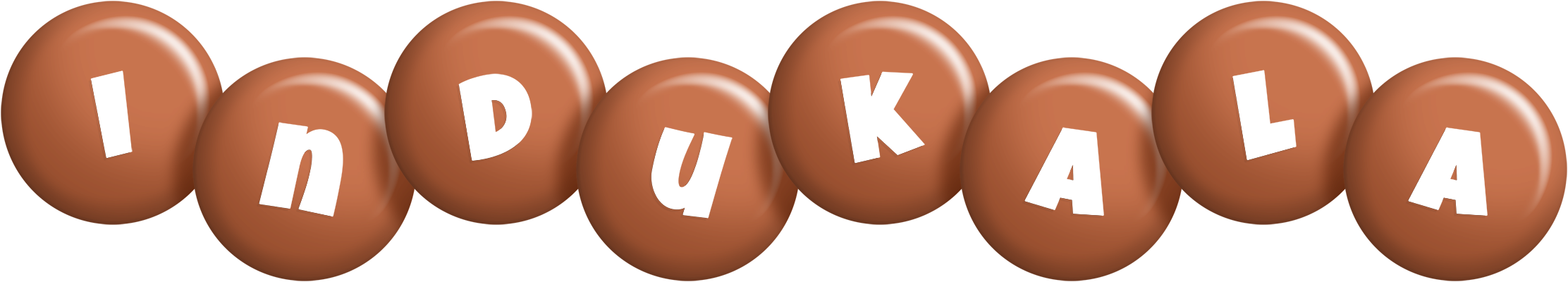 Indukala candy-brown logo