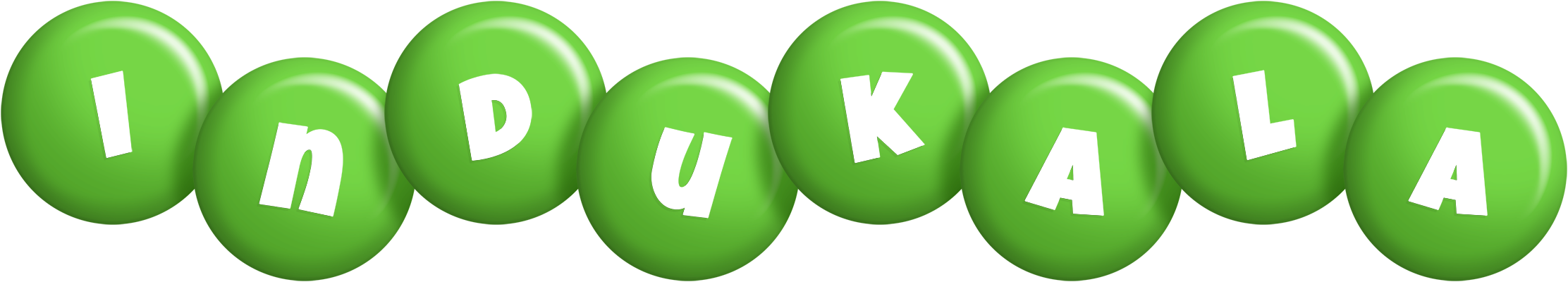Indukala candy-green logo