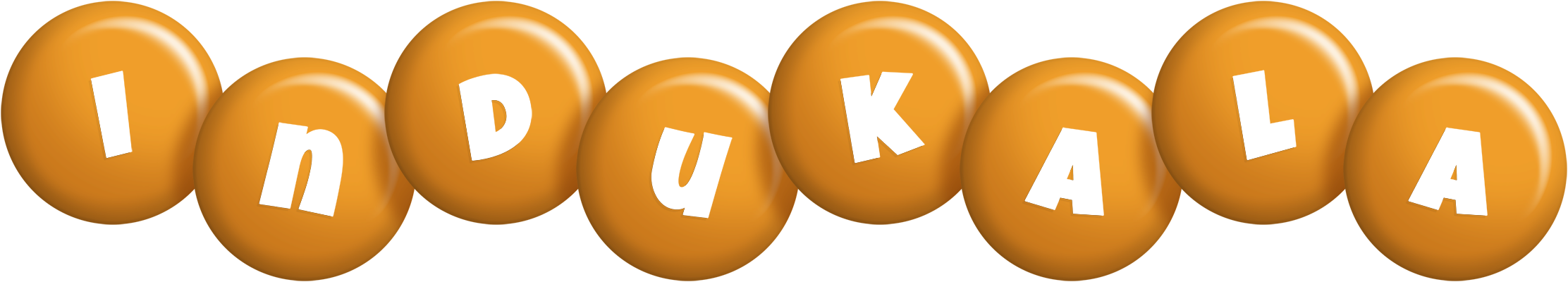 Indukala candy-orange logo