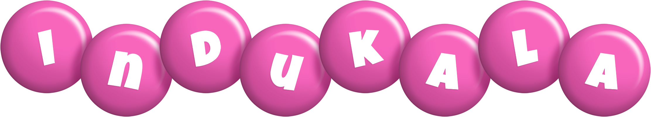 Indukala candy-pink logo