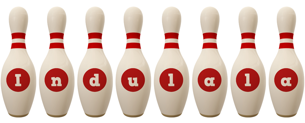 Indulala bowling-pin logo