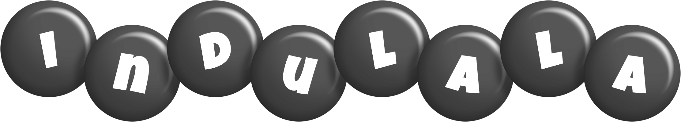Indulala candy-black logo