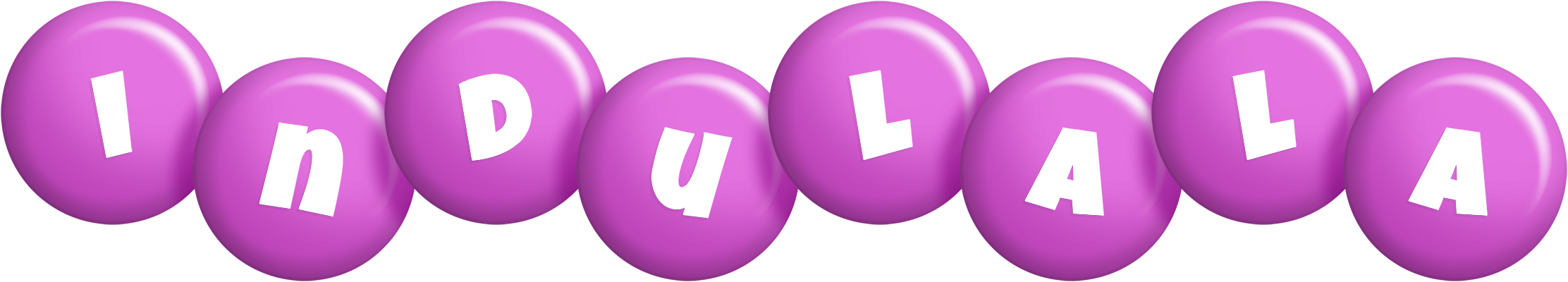 Indulala candy-purple logo