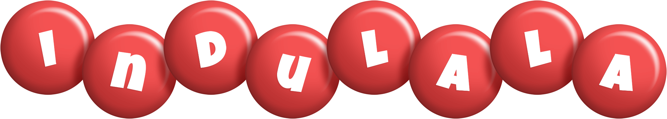 Indulala candy-red logo