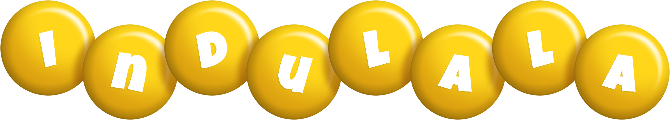 Indulala candy-yellow logo